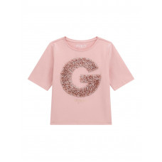 Guess Розова тениска с къс ръкав момиче