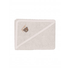 Guess Бяла бебешка хавлия унисекс