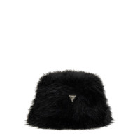 Guess Черна пухена шапка момиче