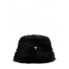 Guess Черна пухена шапка момиче