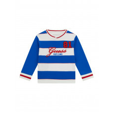 Guess Тениска с дълъг ръкав на райе момче