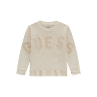 Guess Бял пуловер с дълъг ръкав момче