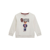 Guess Бяла блуза с дълъг ръкав момче