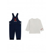 Guess Бял комплект от 2 части бебе момче