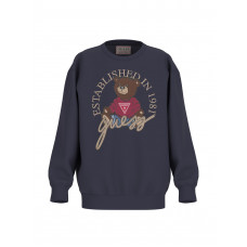 Guess Синя блуза с дълъг ръкав oversize унисекс Guess Синя блуза с дълъг ръкав oversize унисекс