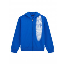 Guess Синьо горнище с дълъг ръкав с качулка с цип момче Guess Синьо горнище с дълъг ръкав с качулка с цип момче