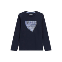 Guess Синя блуза с дълъг ръкав момче